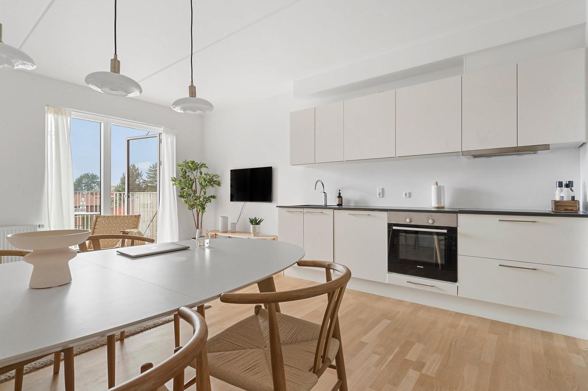 A Stylish Getaway In Modern Surroundings Appartement Århus Buitenkant foto