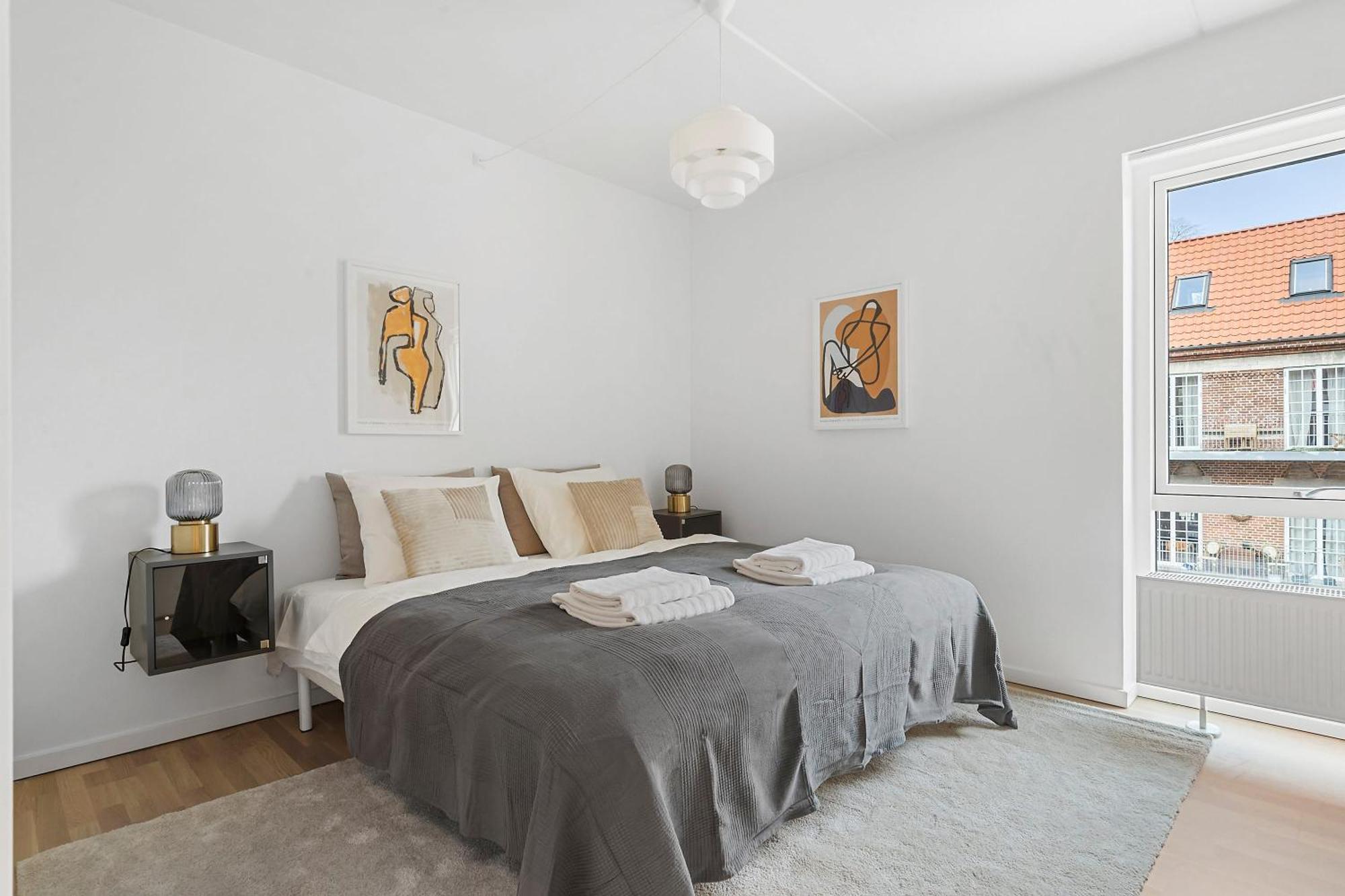 A Stylish Getaway In Modern Surroundings Appartement Århus Buitenkant foto