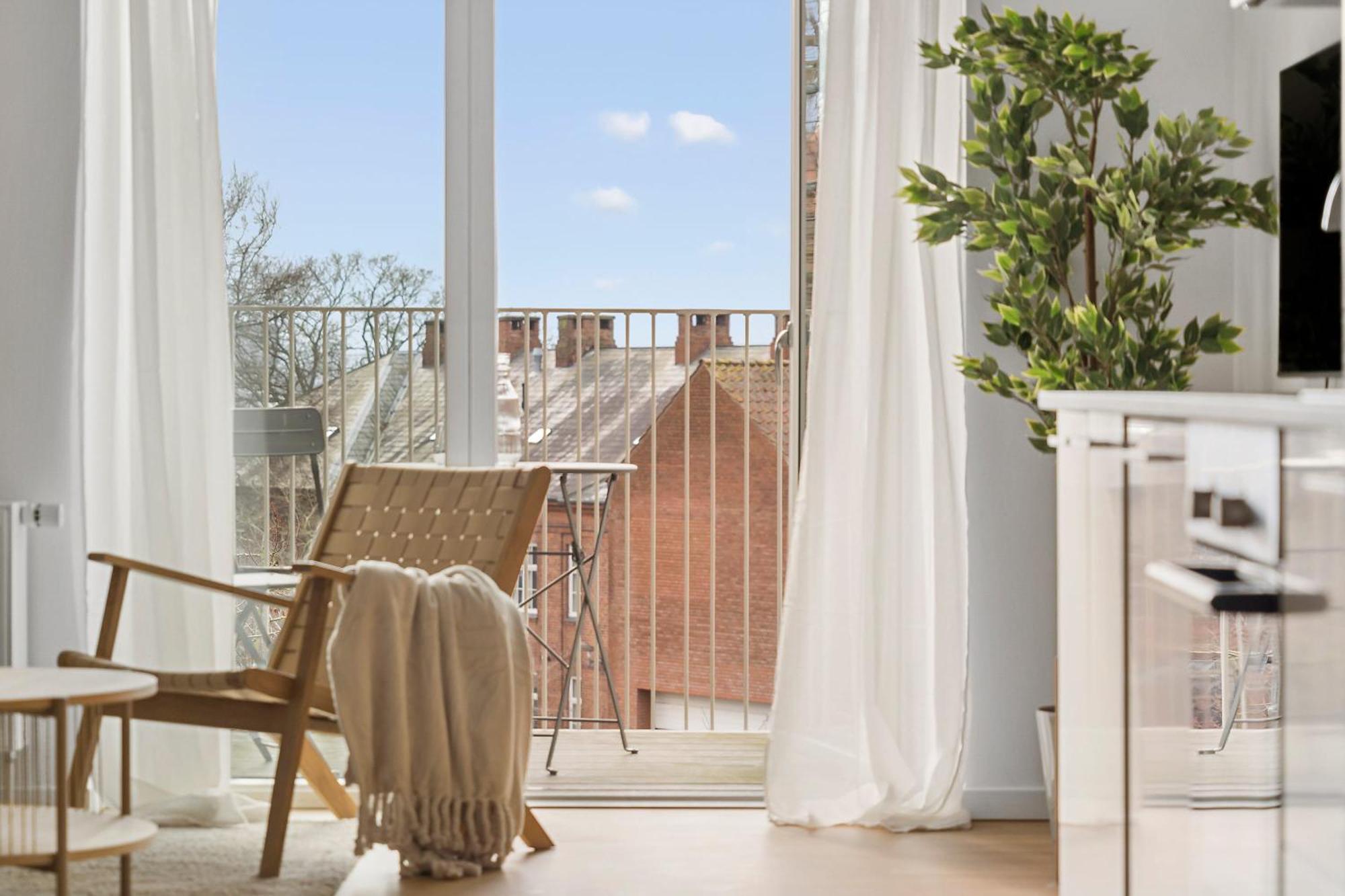 A Stylish Getaway In Modern Surroundings Appartement Århus Buitenkant foto